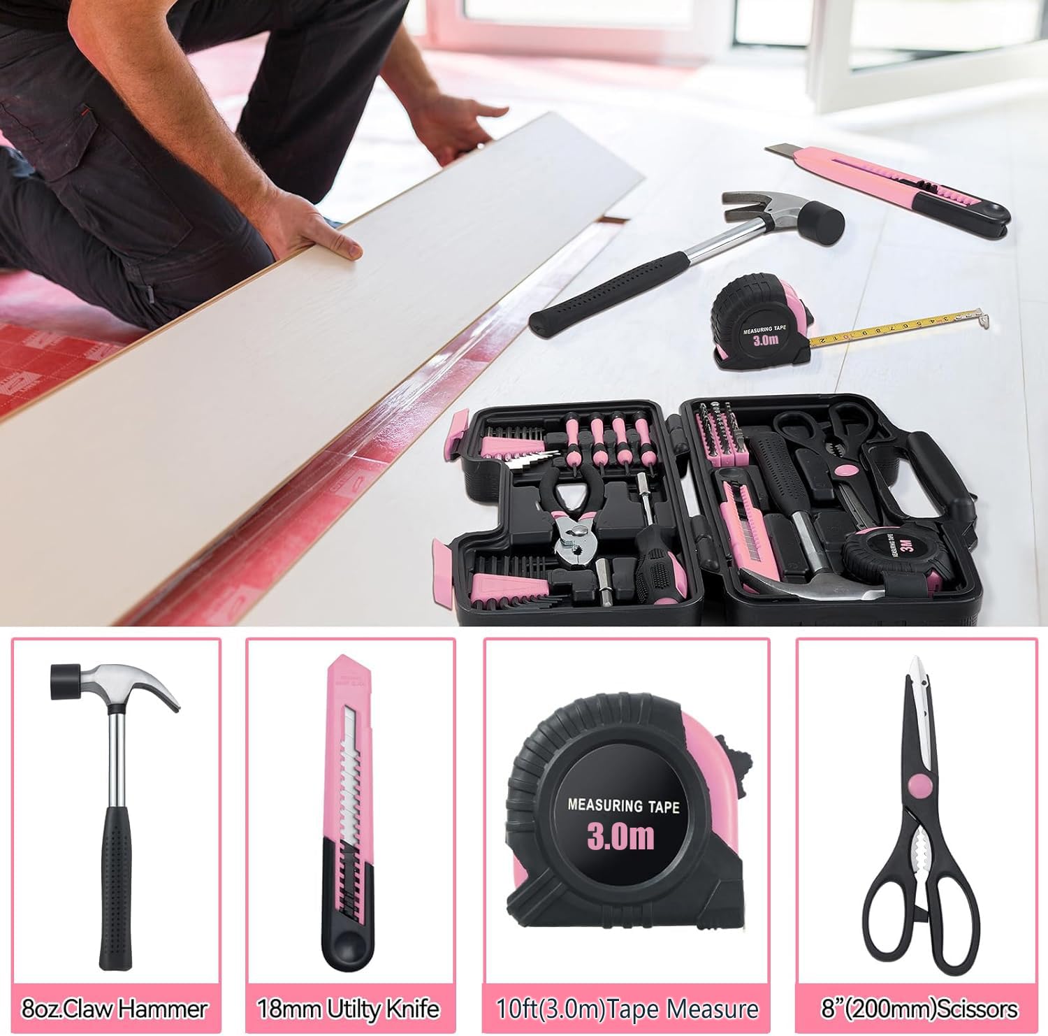 MARTCOLOR driver bits and bit holder showing versatile fastener compatibility