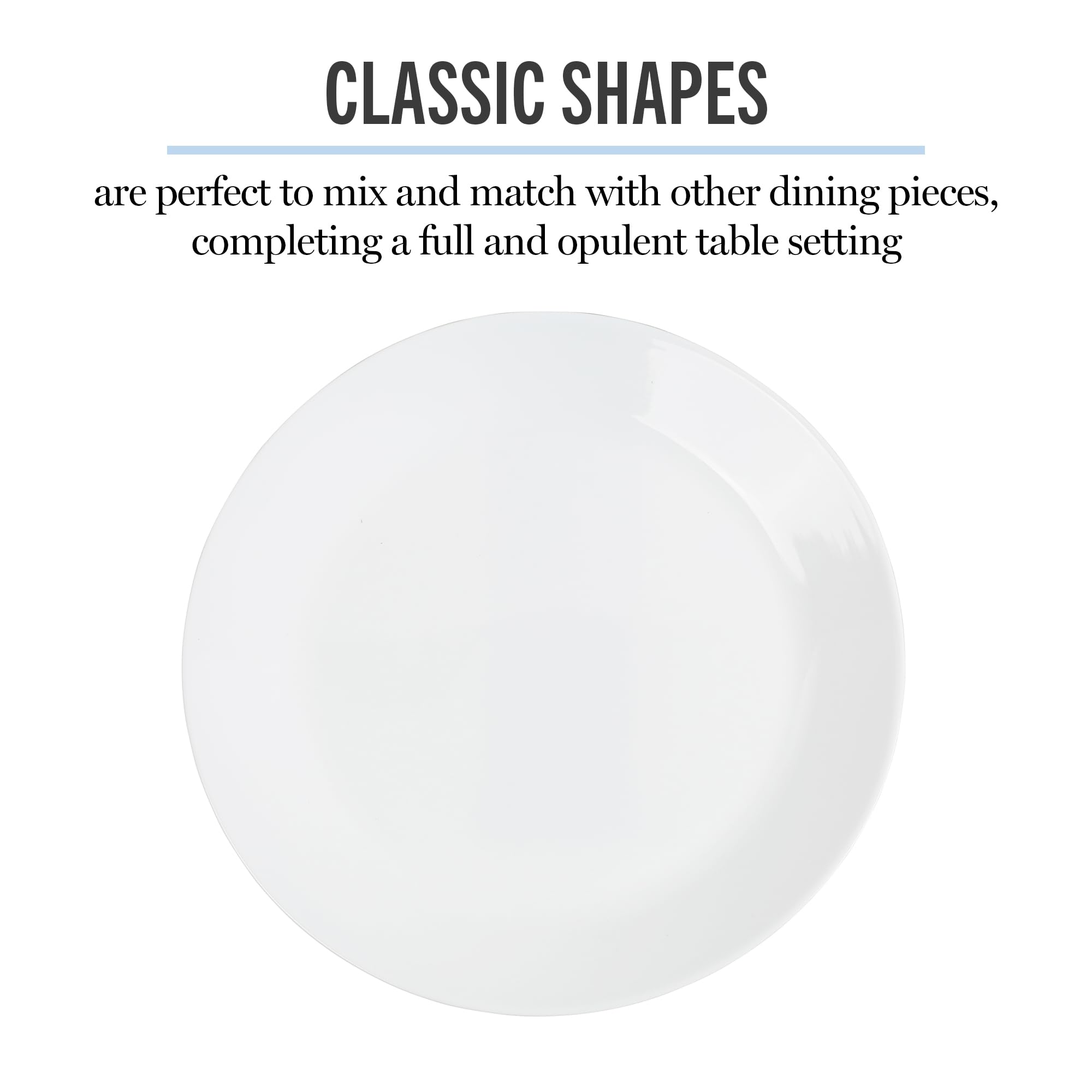 Martha Stewart plate held in hand to show scale and practical everyday use