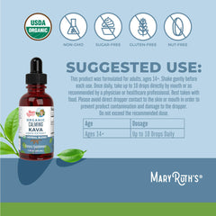 MARYRUTH'S dropper action delivering precise drops for easy dosing