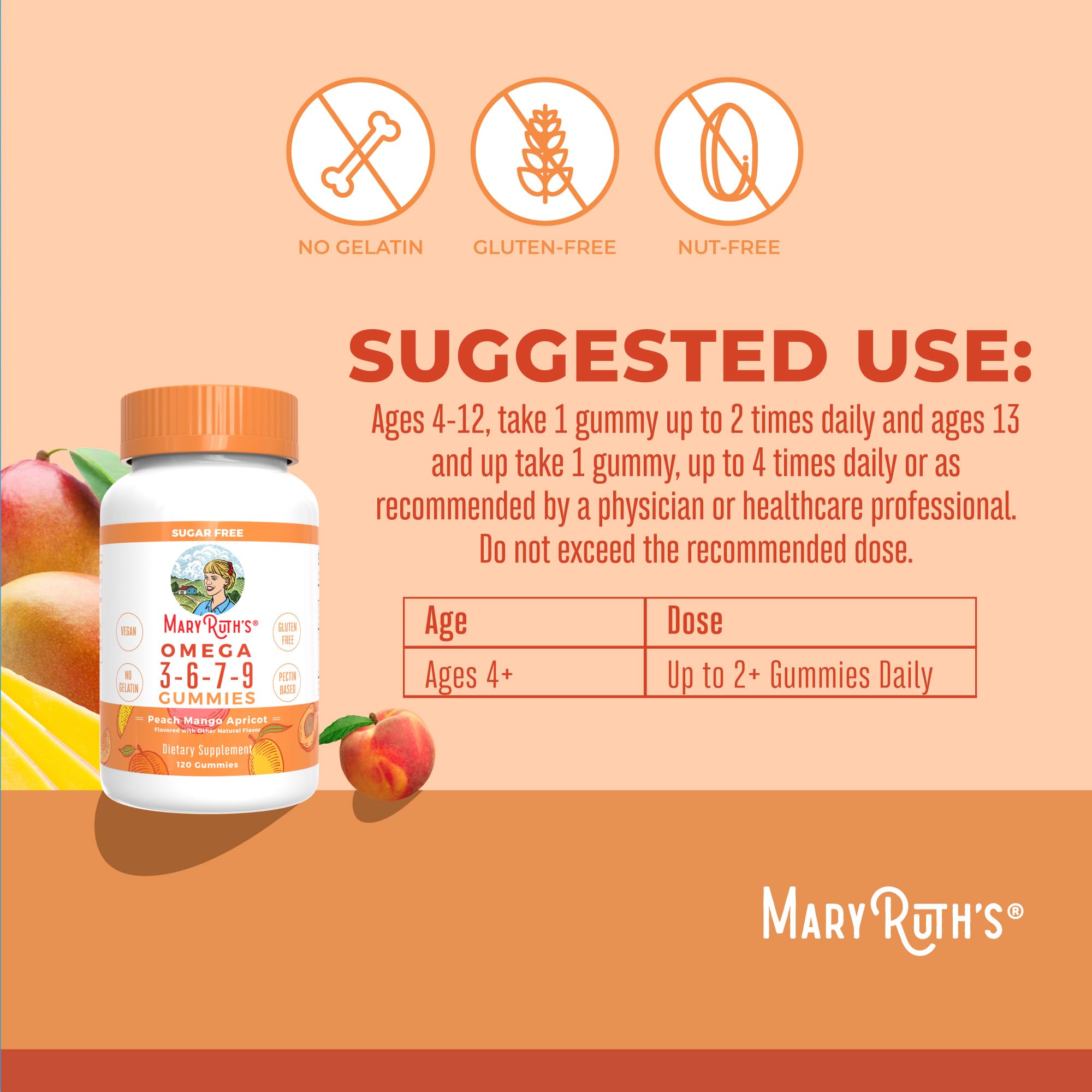 MARYRUTH'S close-up gummy texture highlighting pectin chewable and soft feel