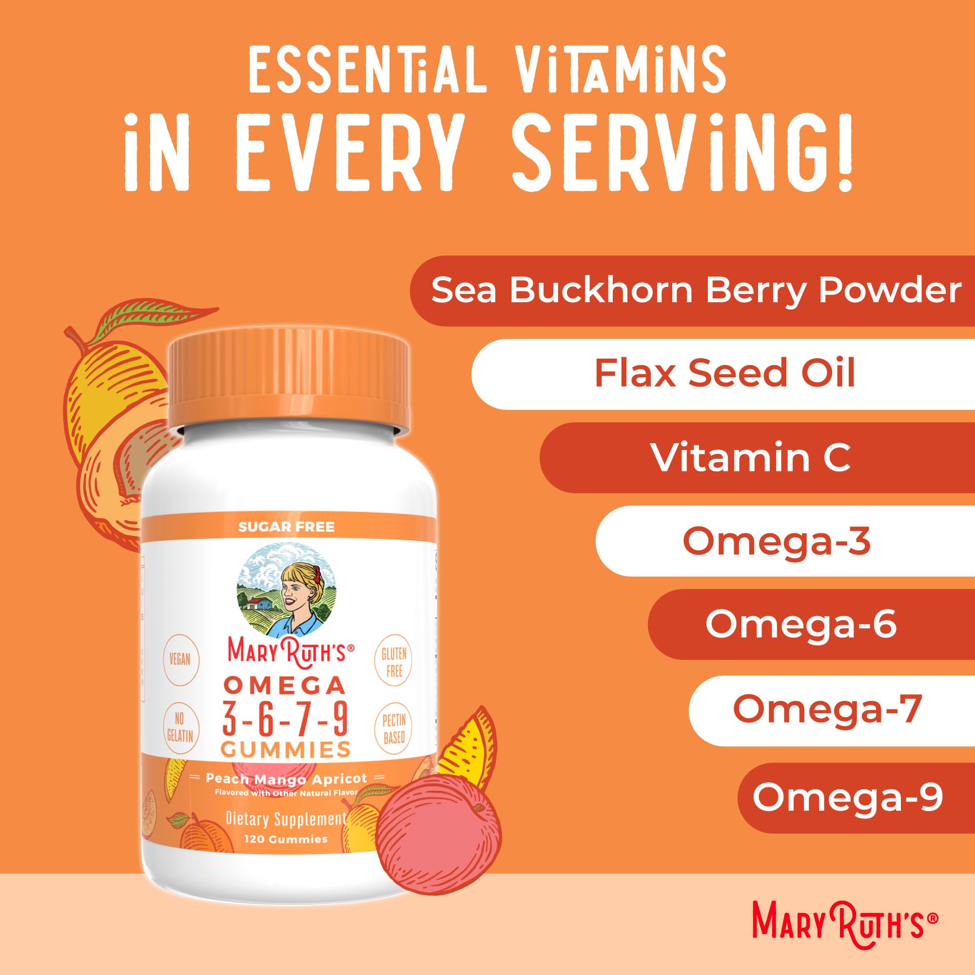 MARYRUTH'S supplement label showing certifications and ingredient transparency