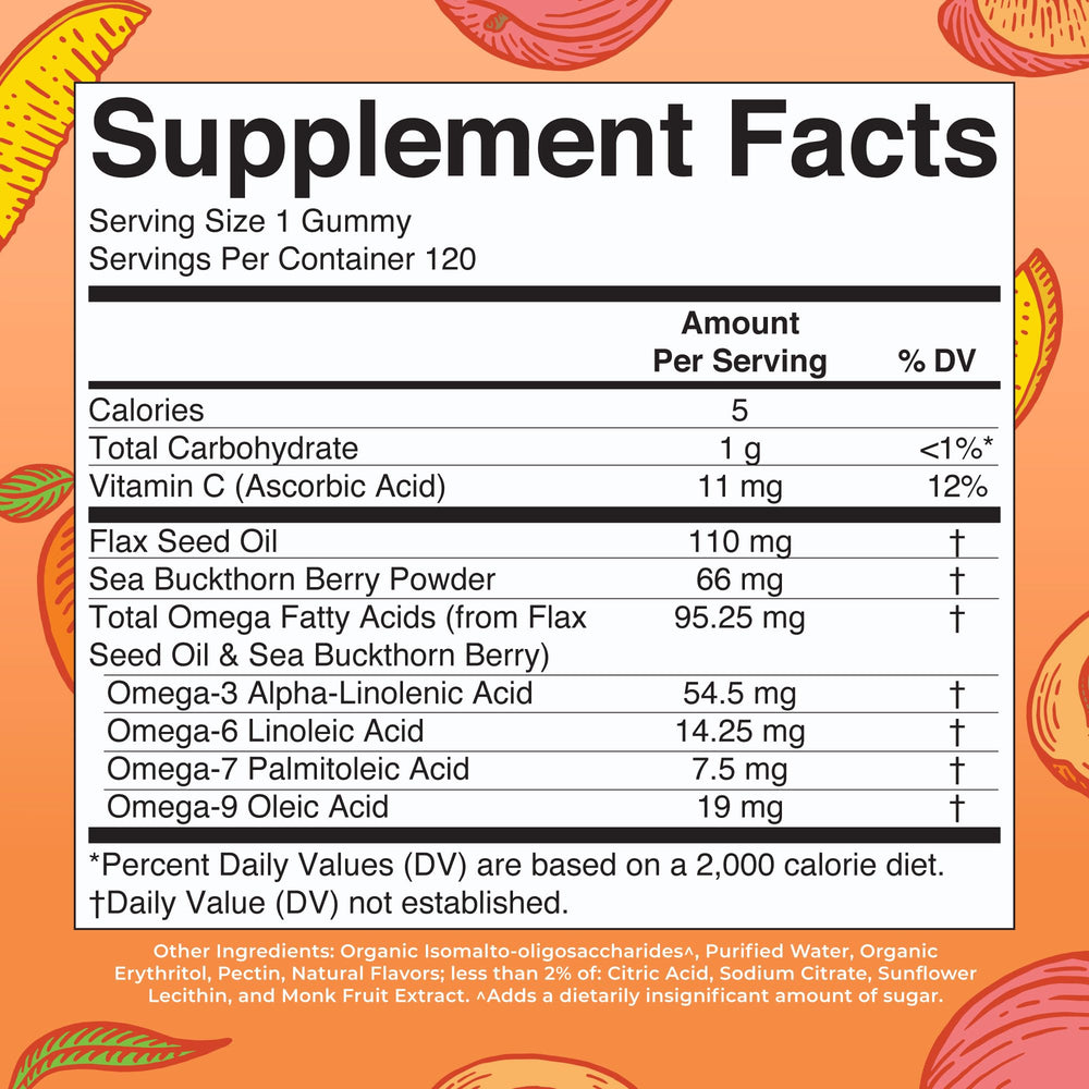 MARYRUTH'S open bottle with gummies on a spoon showing easy daily serving