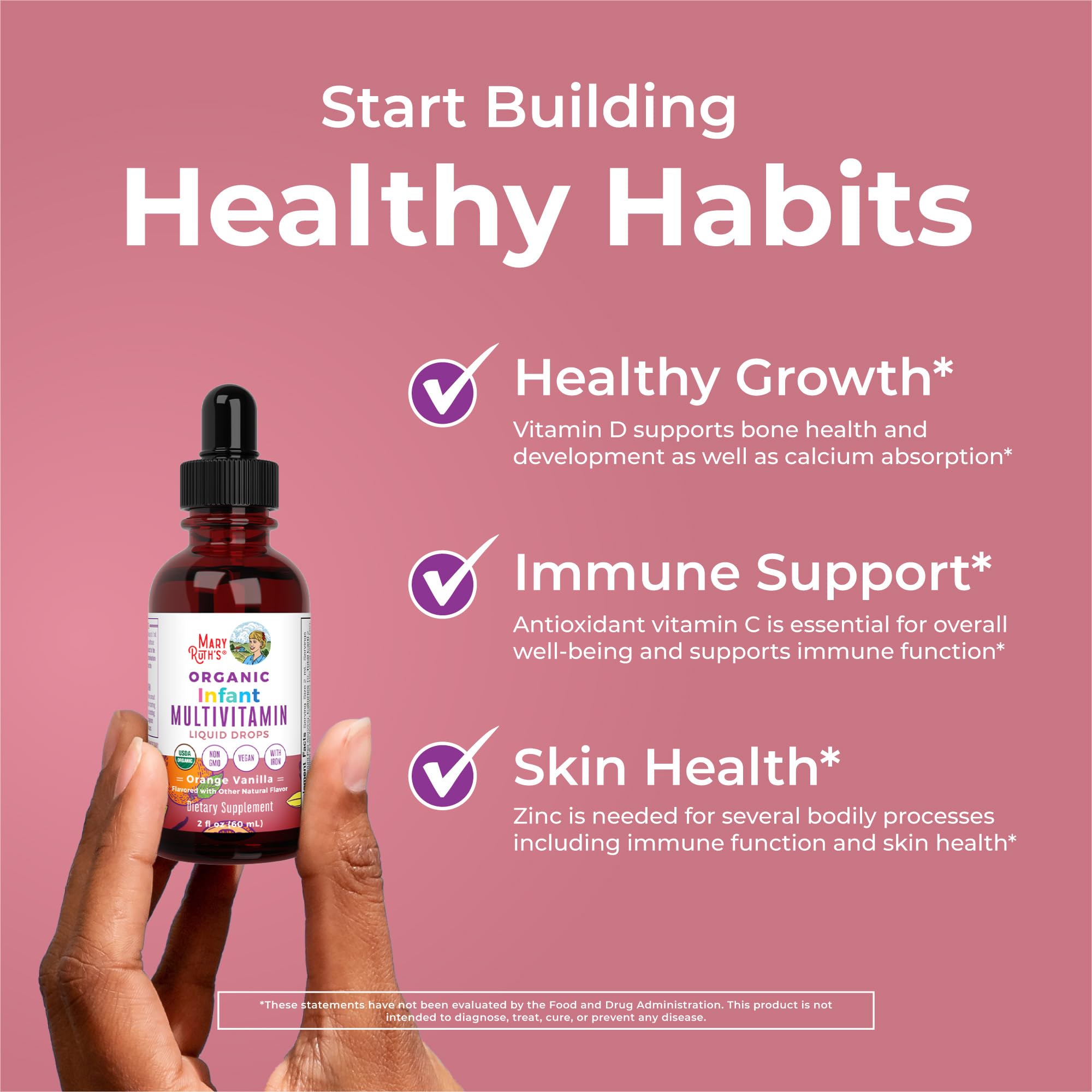 MARYRUTH'S label listing ingredients and Clean Label Project certification