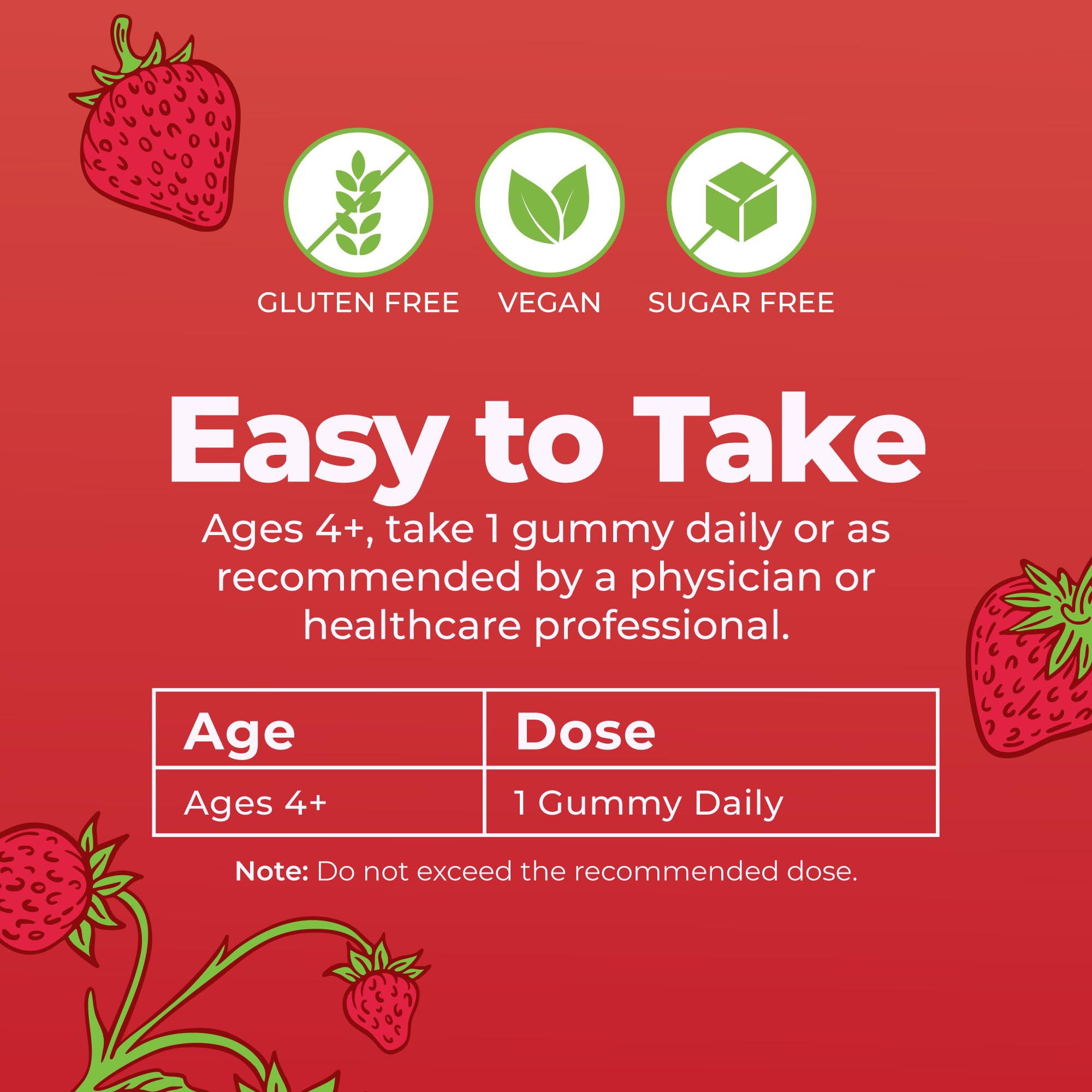 MARYRUTH'S organic strawberries and ingredients indicating natural flavoring