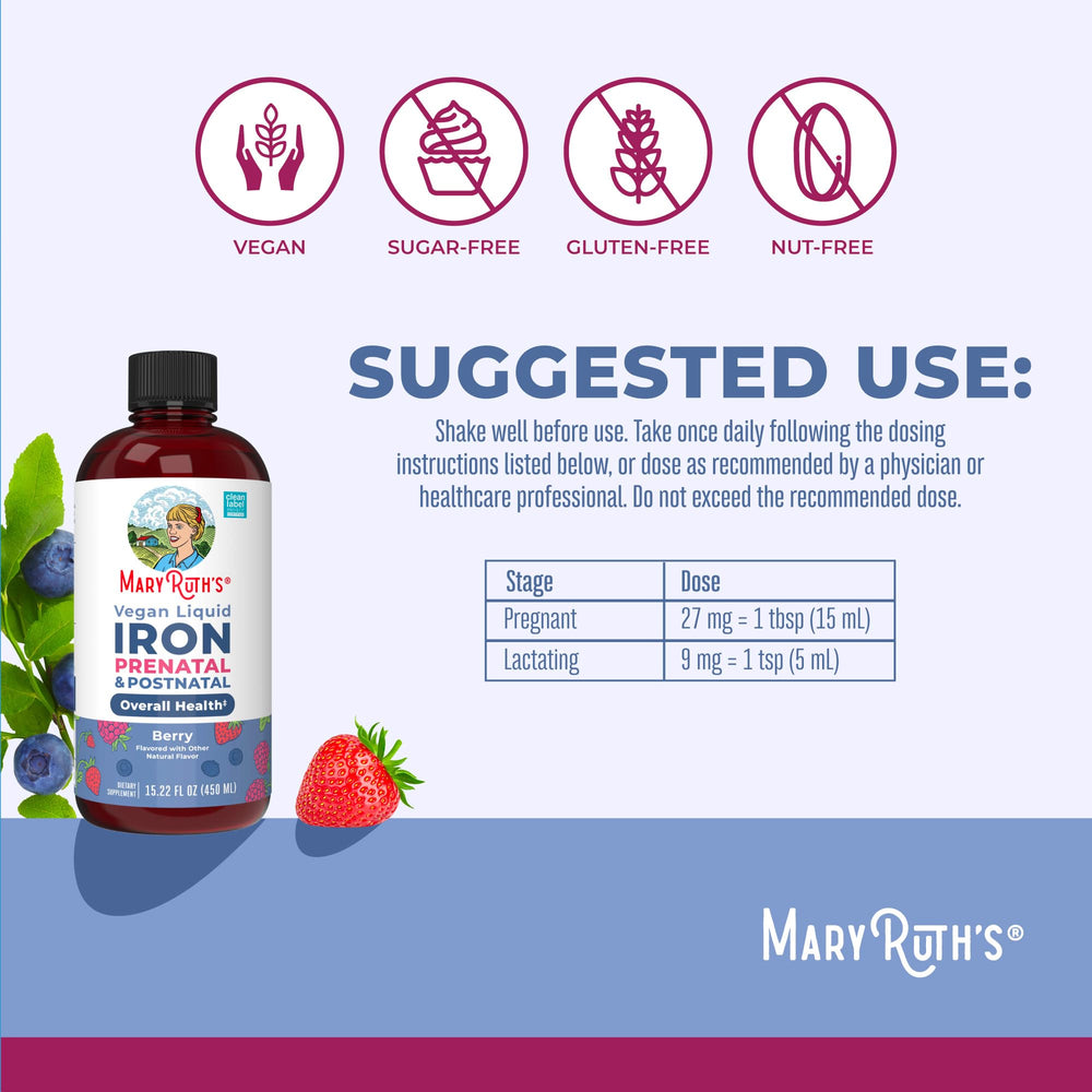 MaryRuth's liquid pouring from spoon showing smooth texture and easy dosing