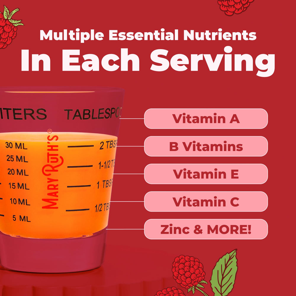 MARYRUTH'S label ingredient list visible for transparency and clean-label benefit