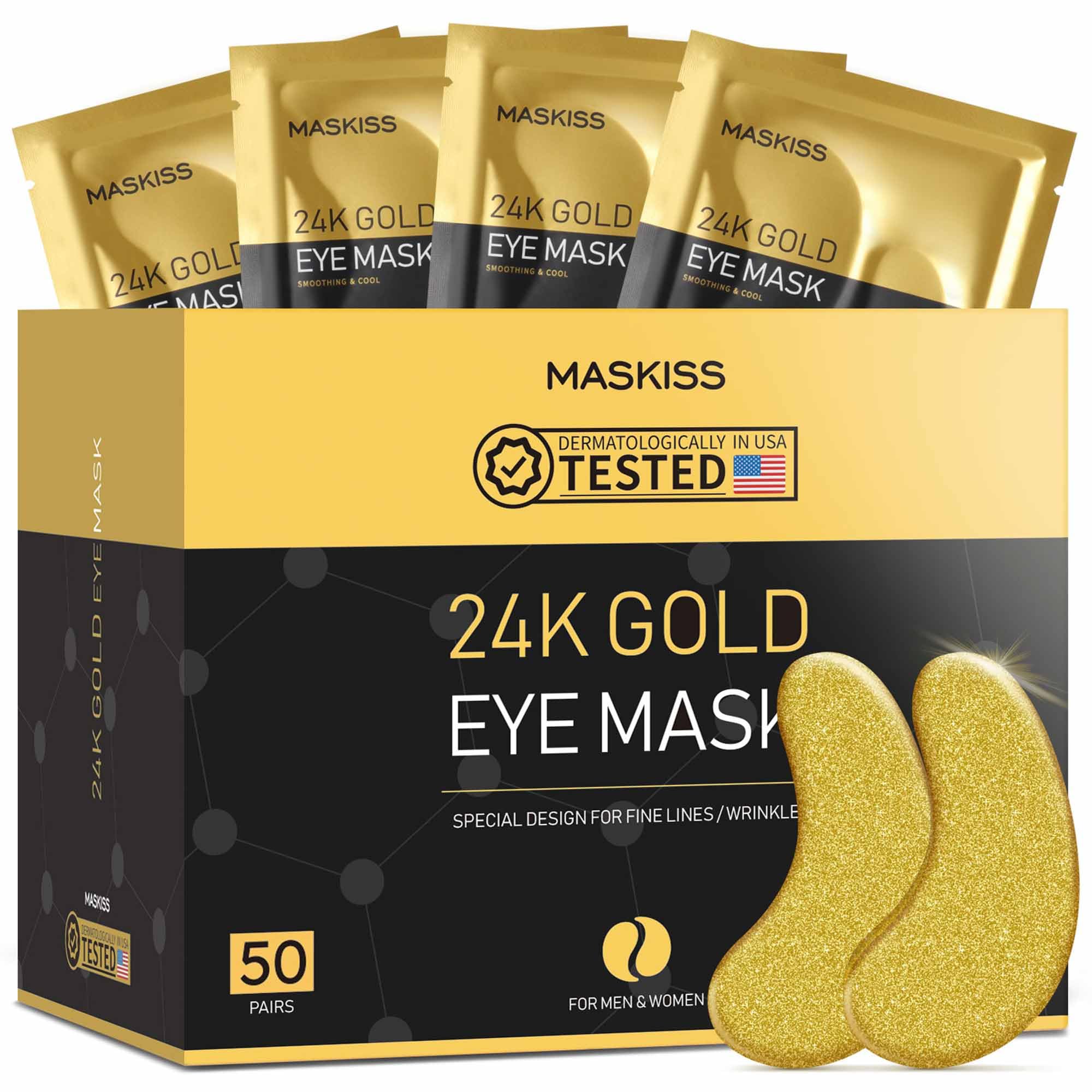 Maskiss front packaging showing product count and benefits