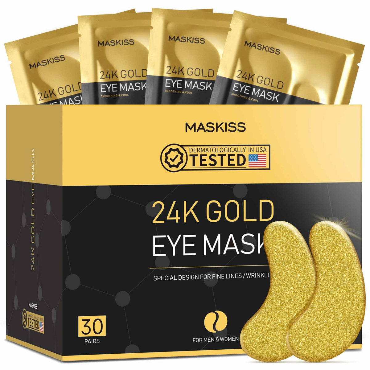 Maskiss front packaging showing product quantity and benefits
