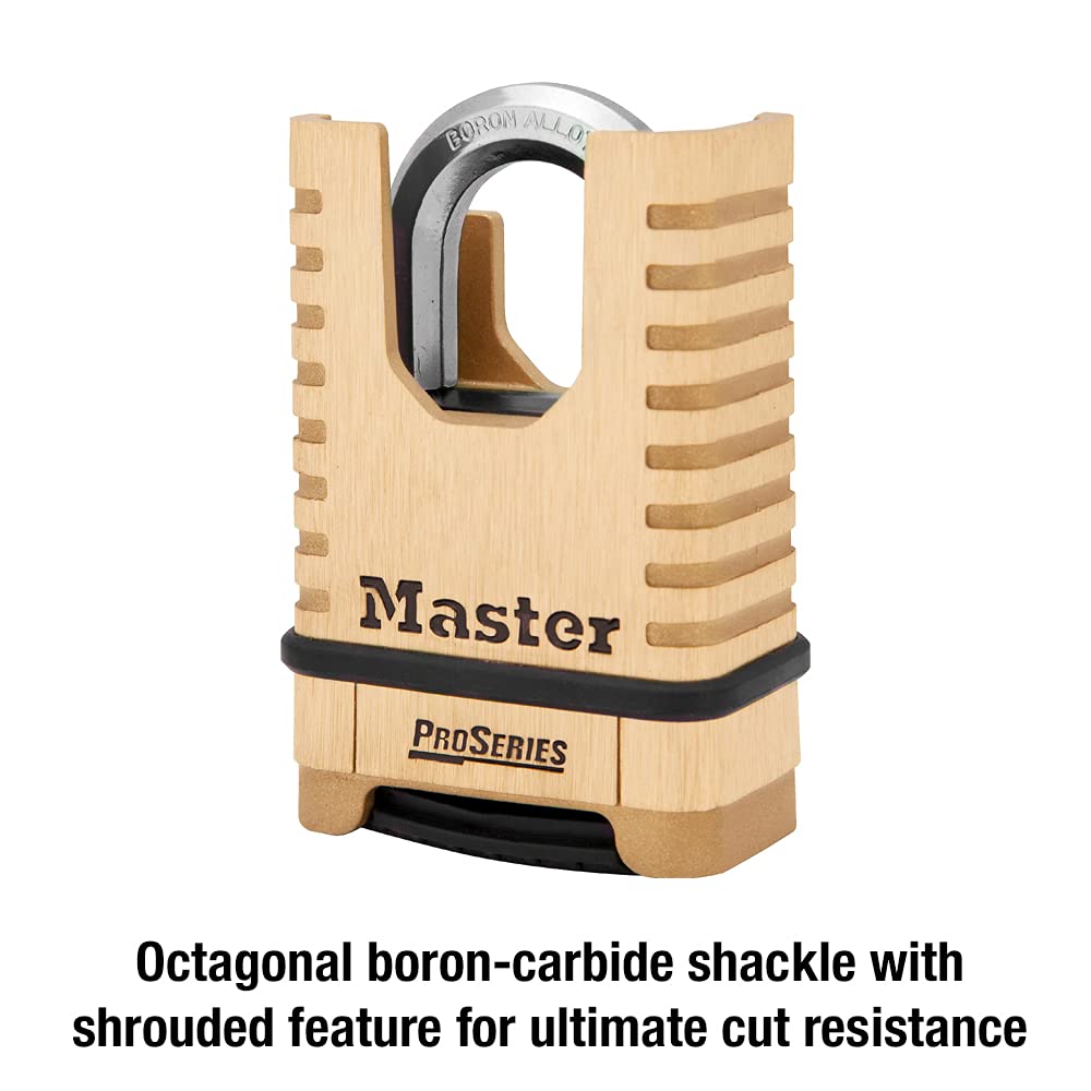 Master Lock 1177D held in hand to show compact size and easy handling