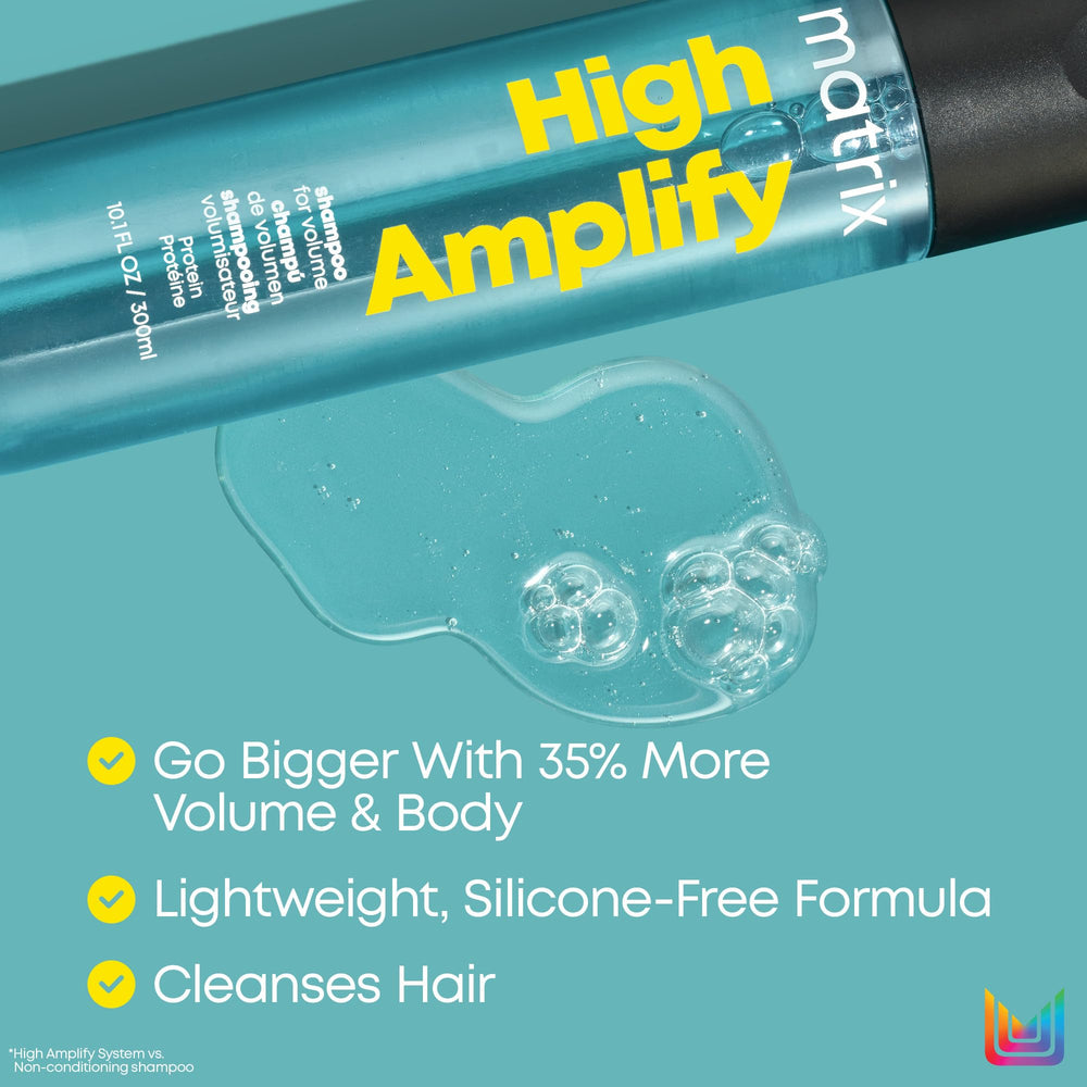 MATRIX lather texture on fingertips showing lightweight foaming benefit