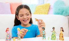 Mattel Disney Princess close-up of doll faces and poseable joints highlighting detail
