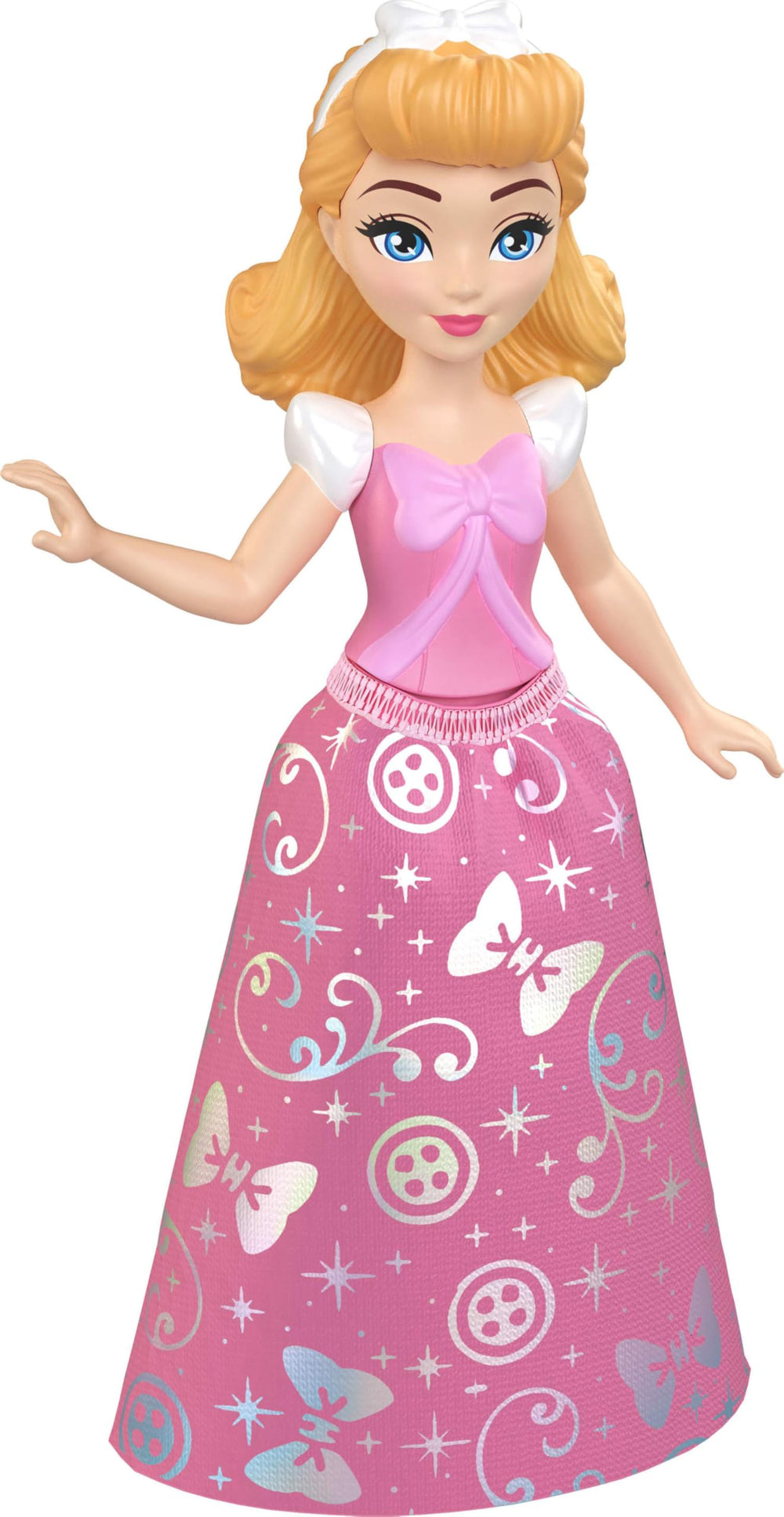 Mattel Disney Princess row of dolls front view highlighting each character for easy recognition