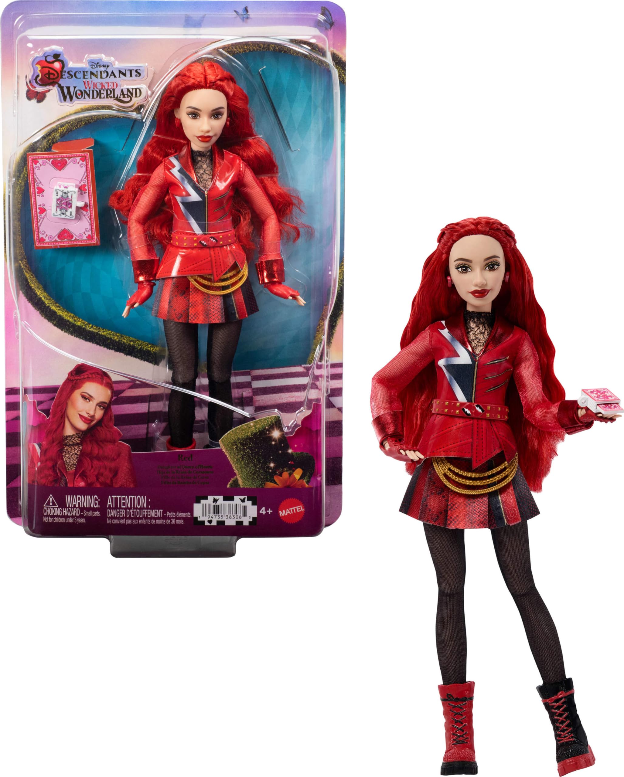 Mattel Red front view showing outfit and poseable joints for display