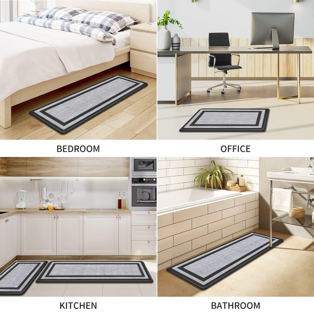 Mattitude mats in a styled kitchen showing ergonomic comfort and decor harmony