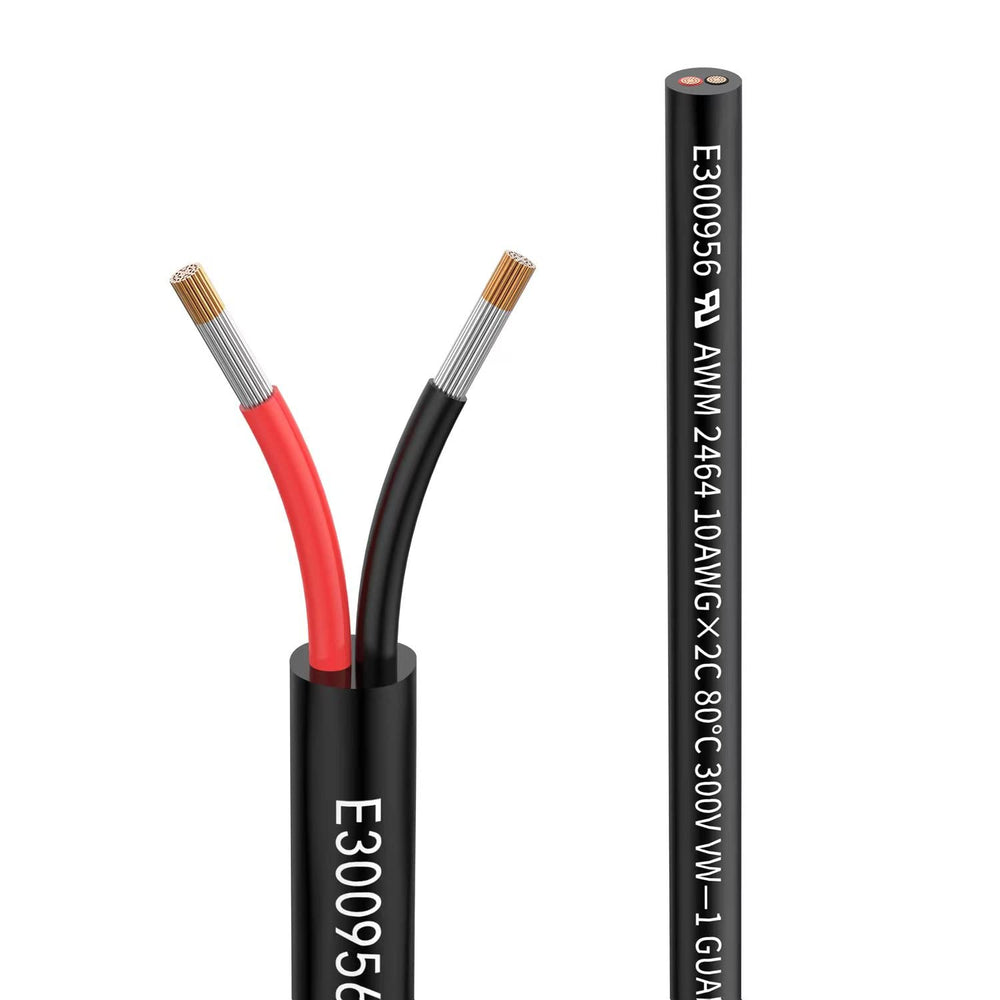 Matugajp 10 AWG 10/2 front view showing full 50FT cable and color-coded jacket for easy identification