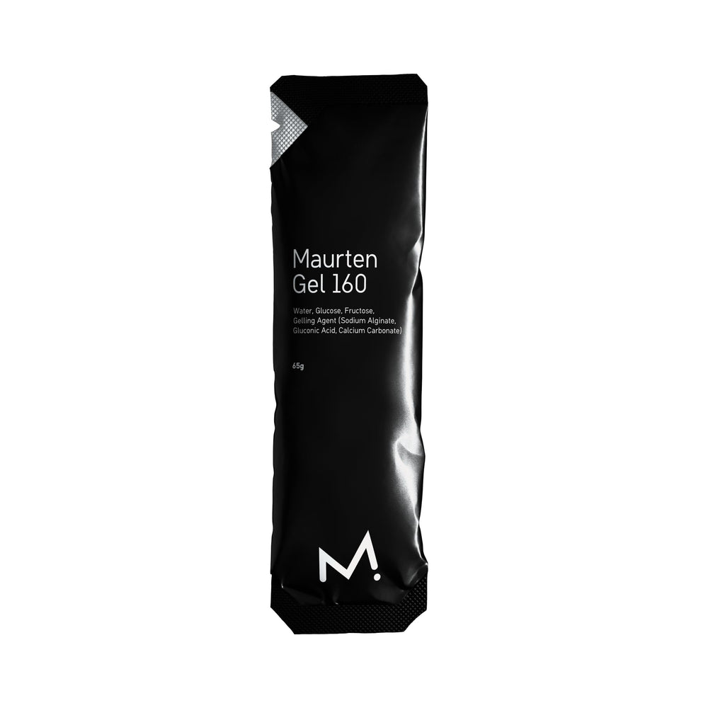 Maurten Gel 160 front packaging showing brand and energy benefits