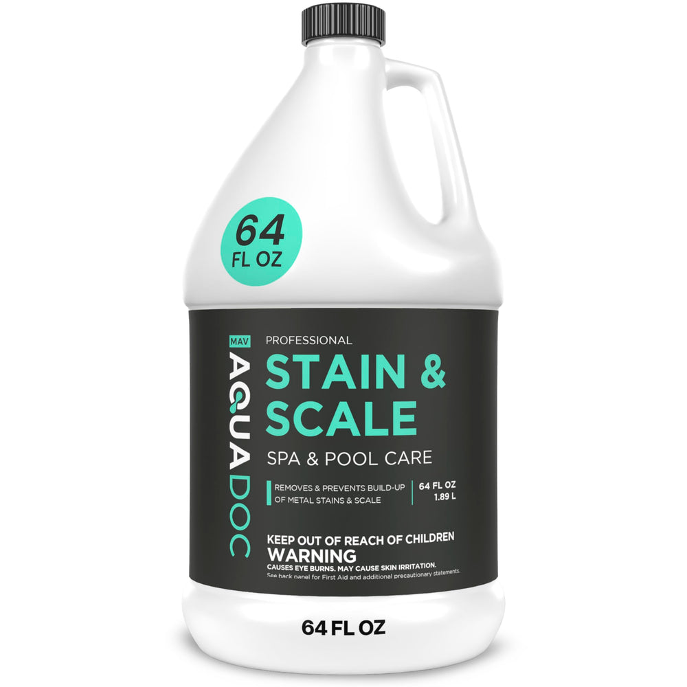 MAV AquaDoc 64oz front bottle showing product and size benefit