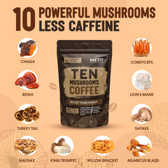 MAX FIT brewed cup on a table illustrating rich medium-roast flavor and enjoyable morning ritual