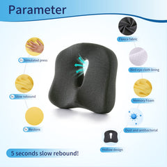 Max&Love side profile wedge and U-cutout demonstrating pressure relief