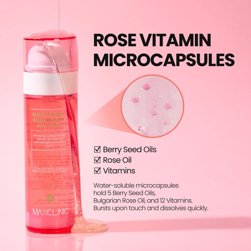 MAXCLINIC cleanser staged in bathroom setting promoting daily routine