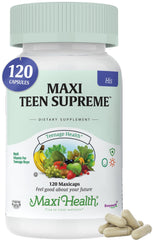 Maxi Health front label showing product name and benefits