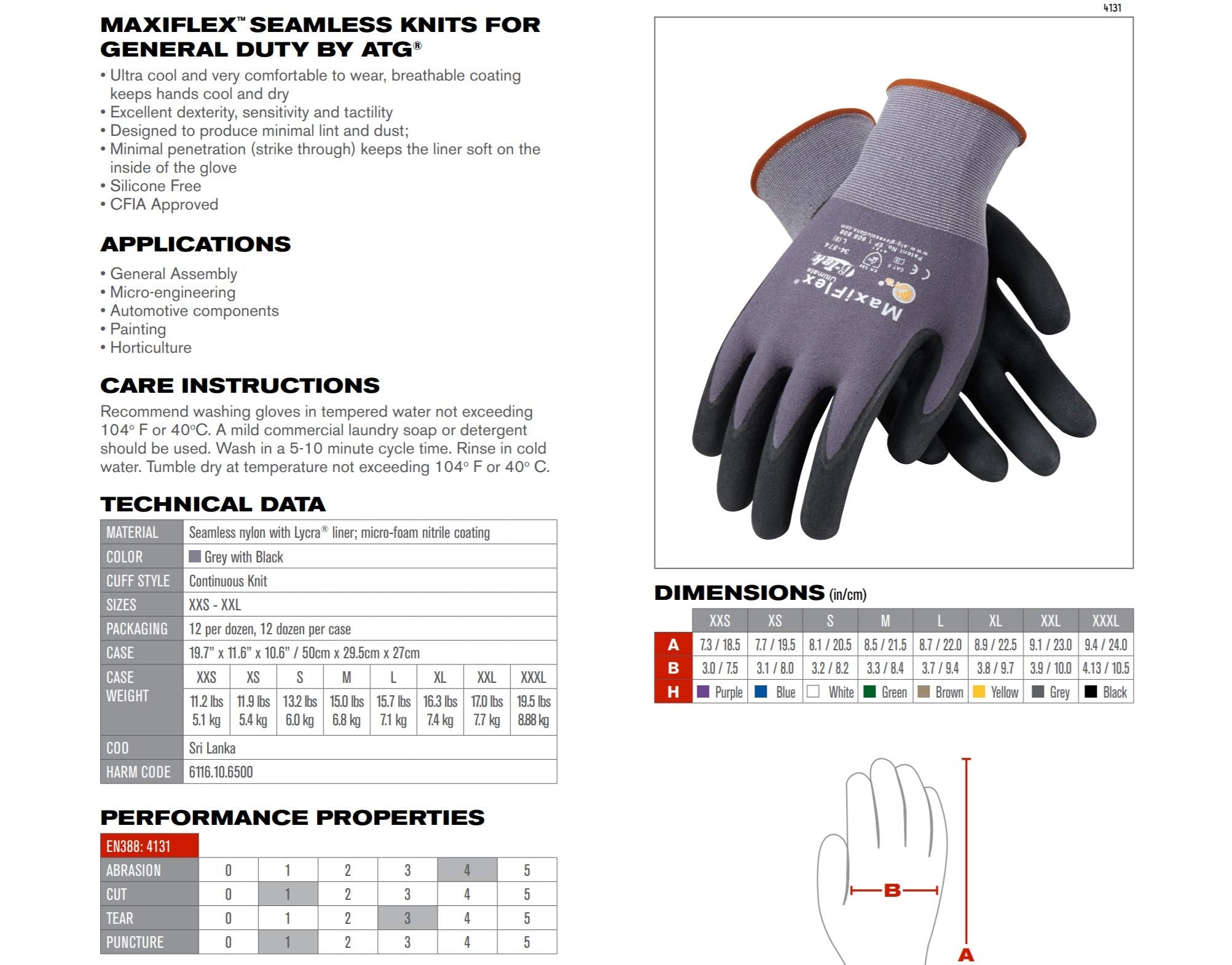 MaxiFlex in use during assembly showing precise handling and steady grip