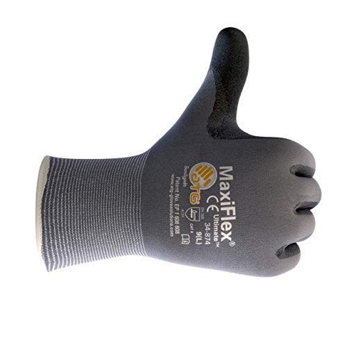 MaxiFlex open pack displaying a dozen gloves ready for immediate use