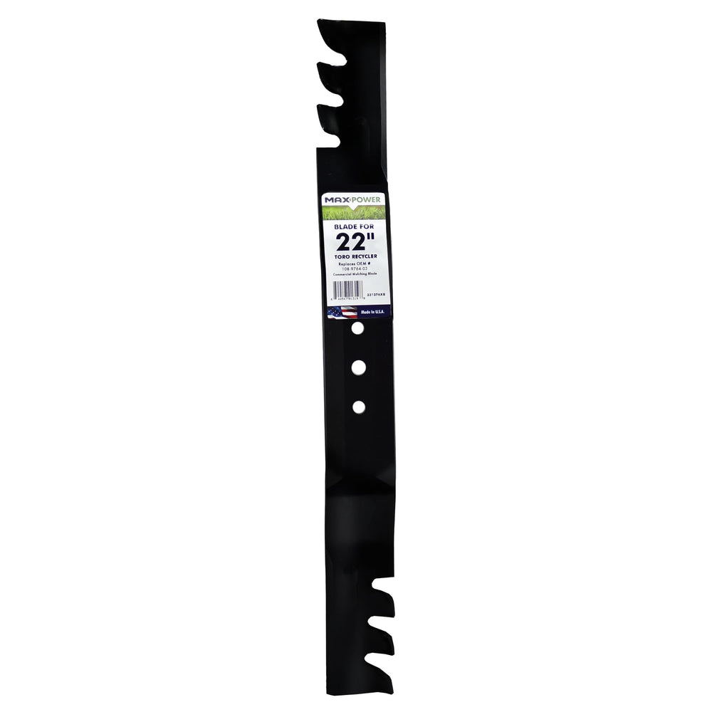 MaxPower 331376XB front profile showing full blade, fit and balance