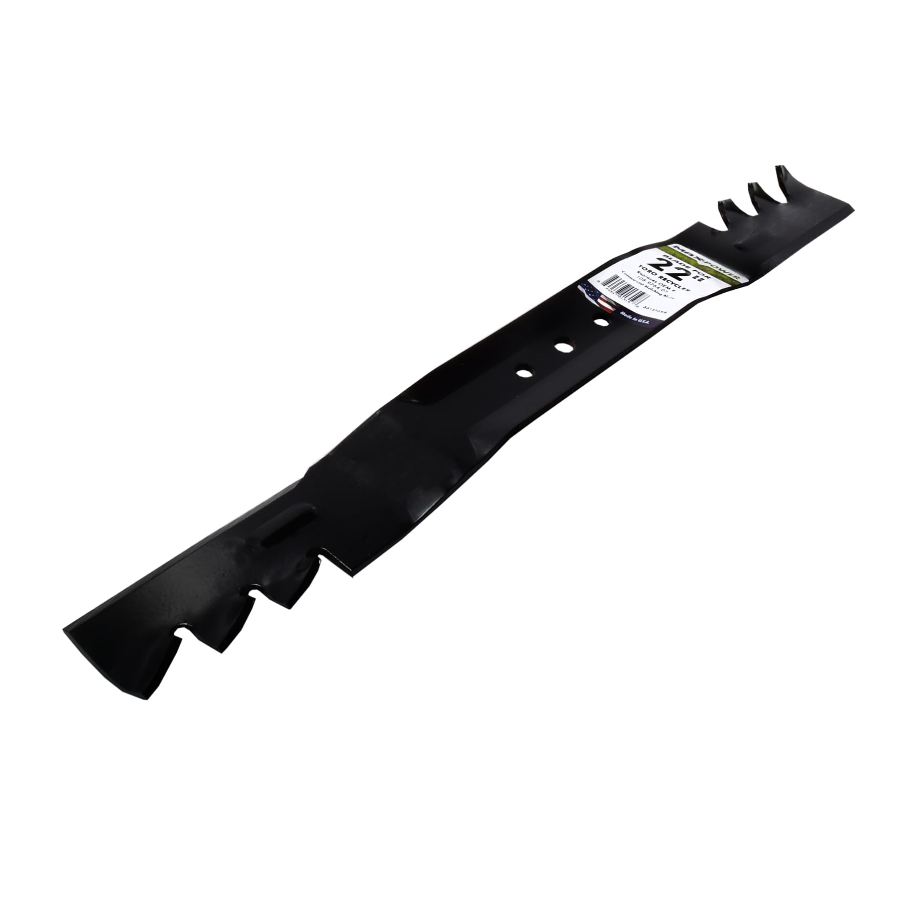 MaxPower side profile showing 2-1/4 inch width and blade thickness
