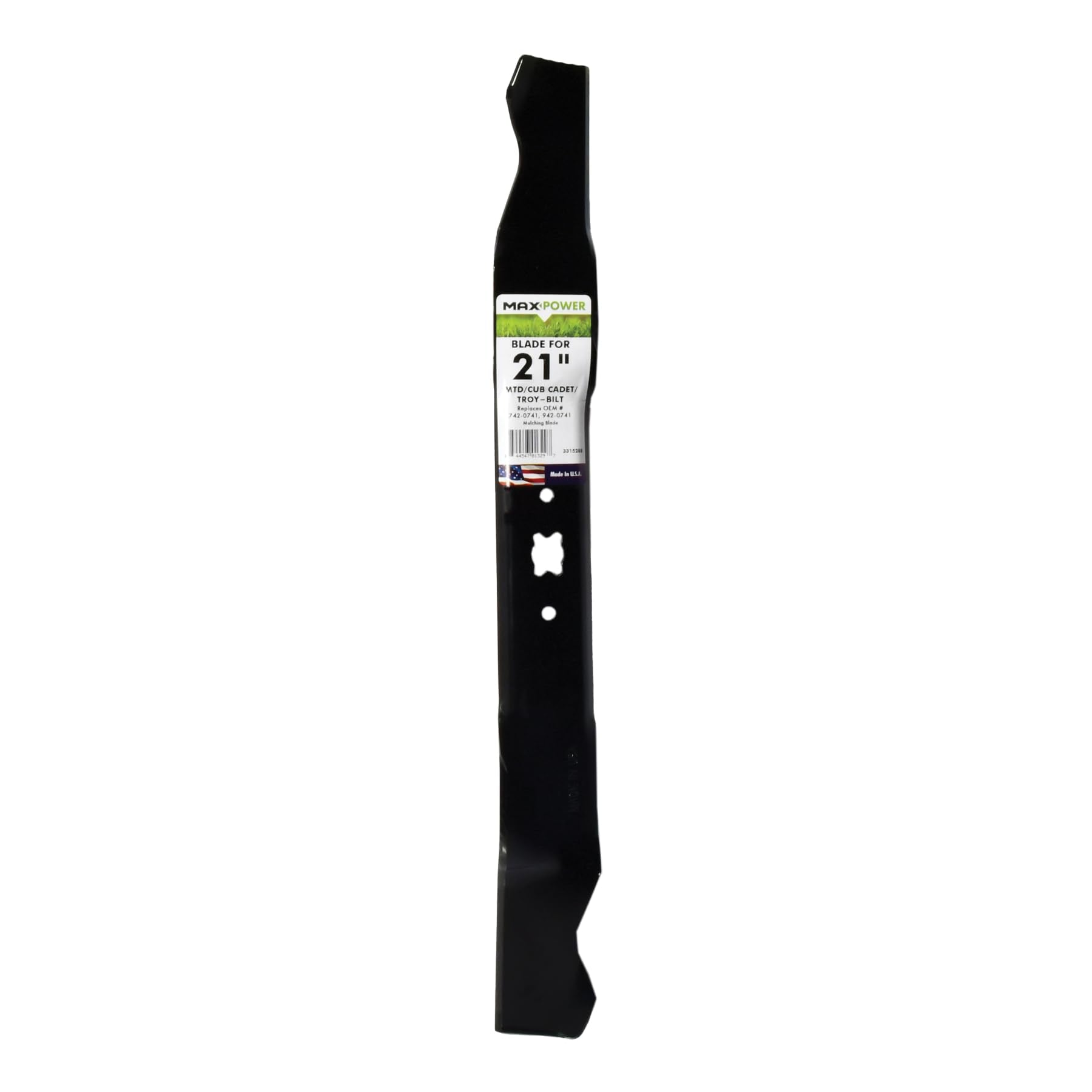 Maxpower 331528B front view showing blade shape and cutting edge benefit