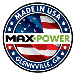 Maxpower bow-tie center hole detail showing mounting alignment benefit