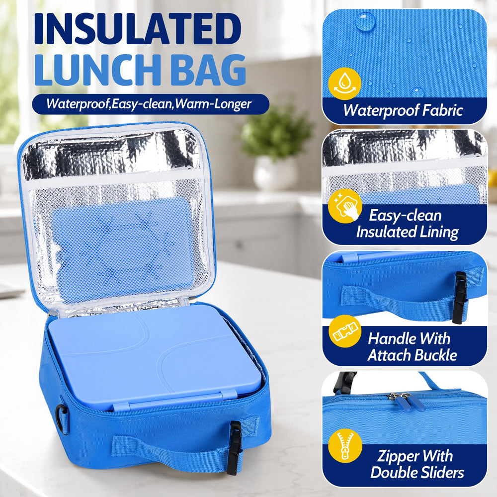 MAXSO folding stainless steel spoon stored in the thermo for compact, hygienic eating