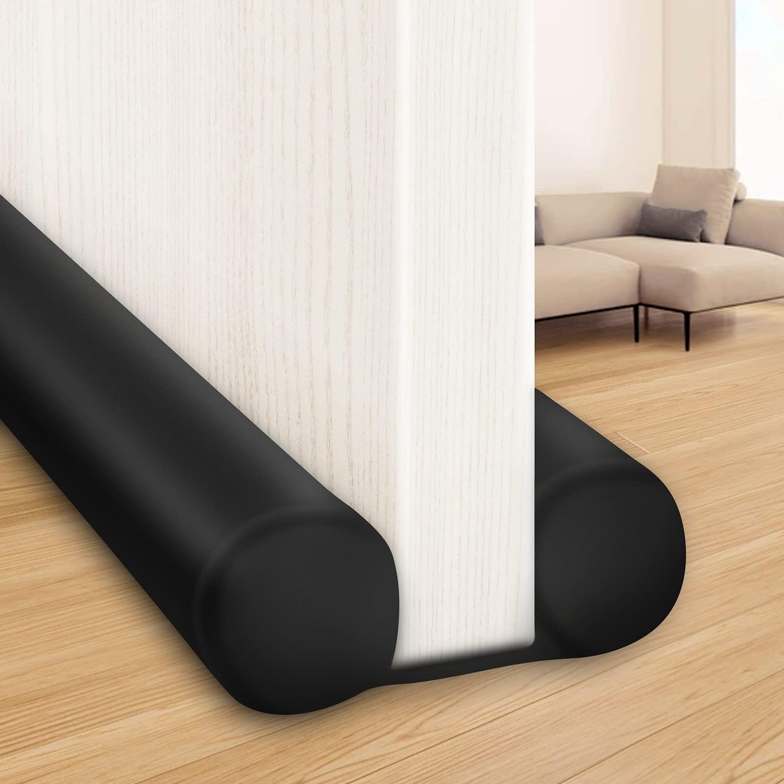 MAXTID front view of 36-inch door draft stopper showing full length and fit