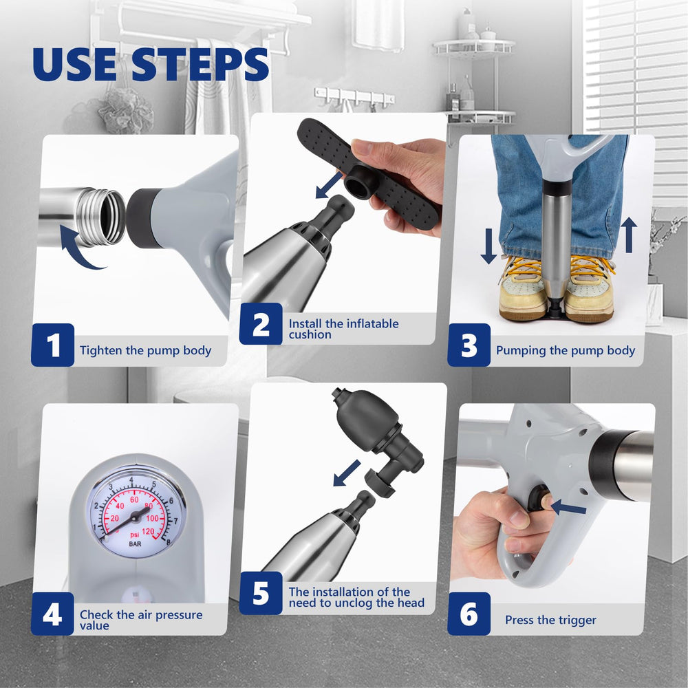 MaxxGeek in use clearing a toilet fast to avoid calling a plumber benefit