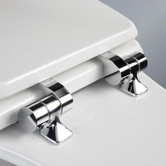 Mayfair Bennett close-up of chrome hinge highlighting durability and style