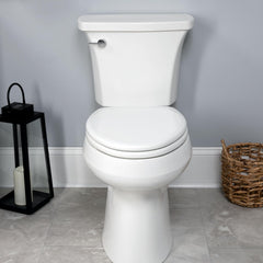 Mayfair Linden side profile displaying seat thickness and sturdy wood construction