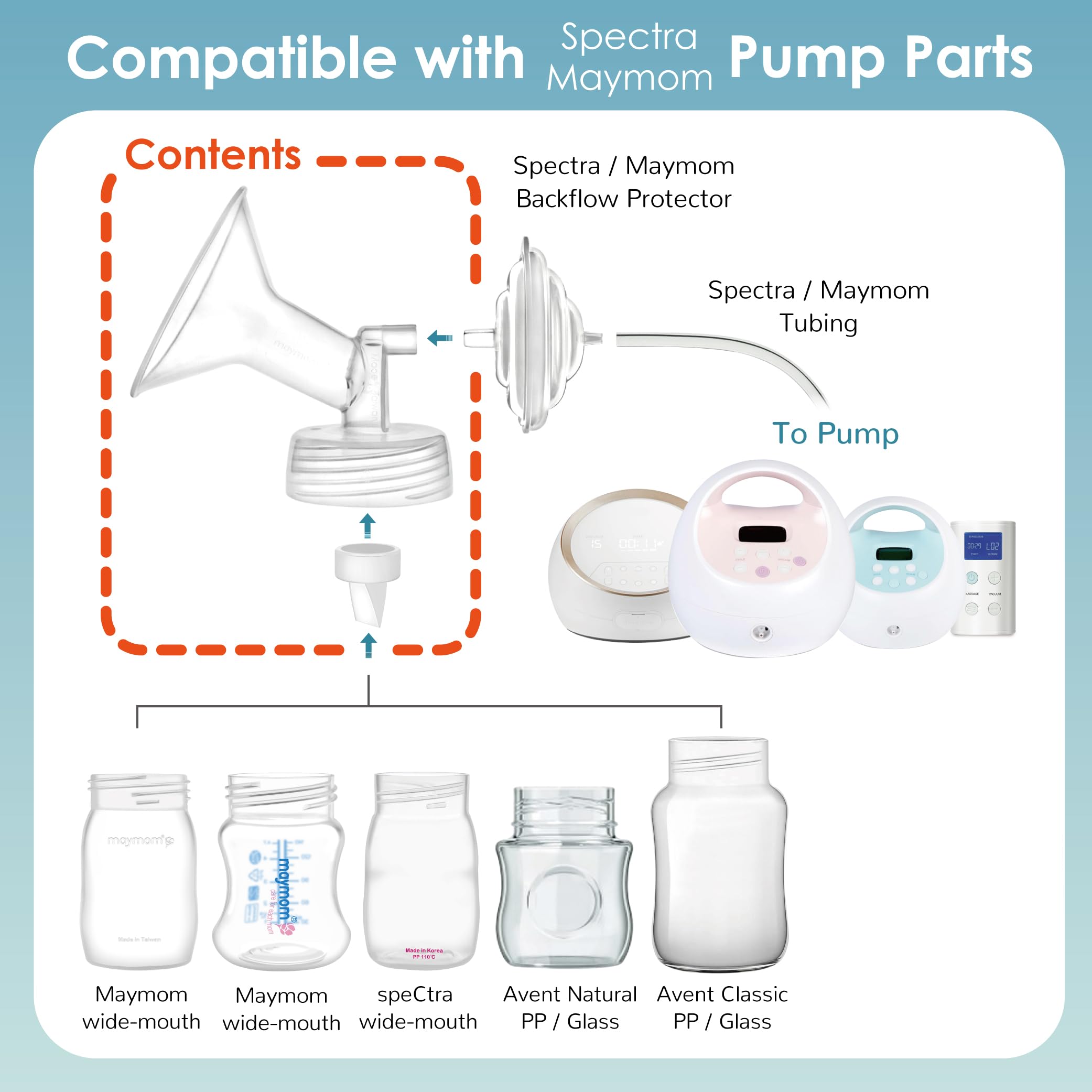 Maymom duckbill valve close-up showing durable design for reliable suction