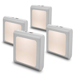 MAZ-TEK night light front view showing warm glow and compact form for easy guidance