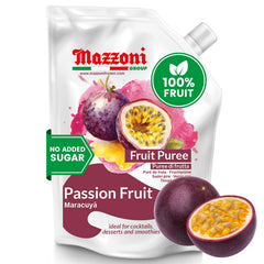 Mazzoni pouch front view showing label and pouch convenience for storage