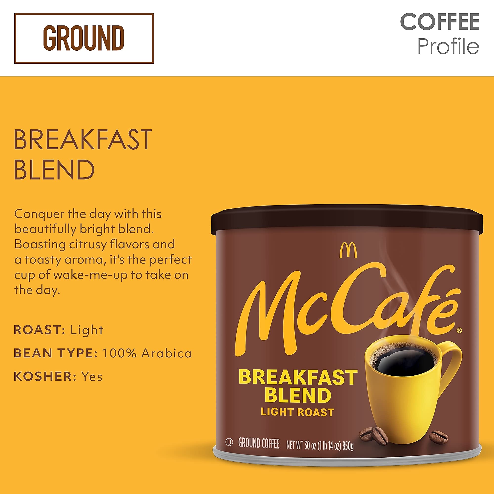 McCafe origin map graphic indicating Central and South America sourcing and flavor roots