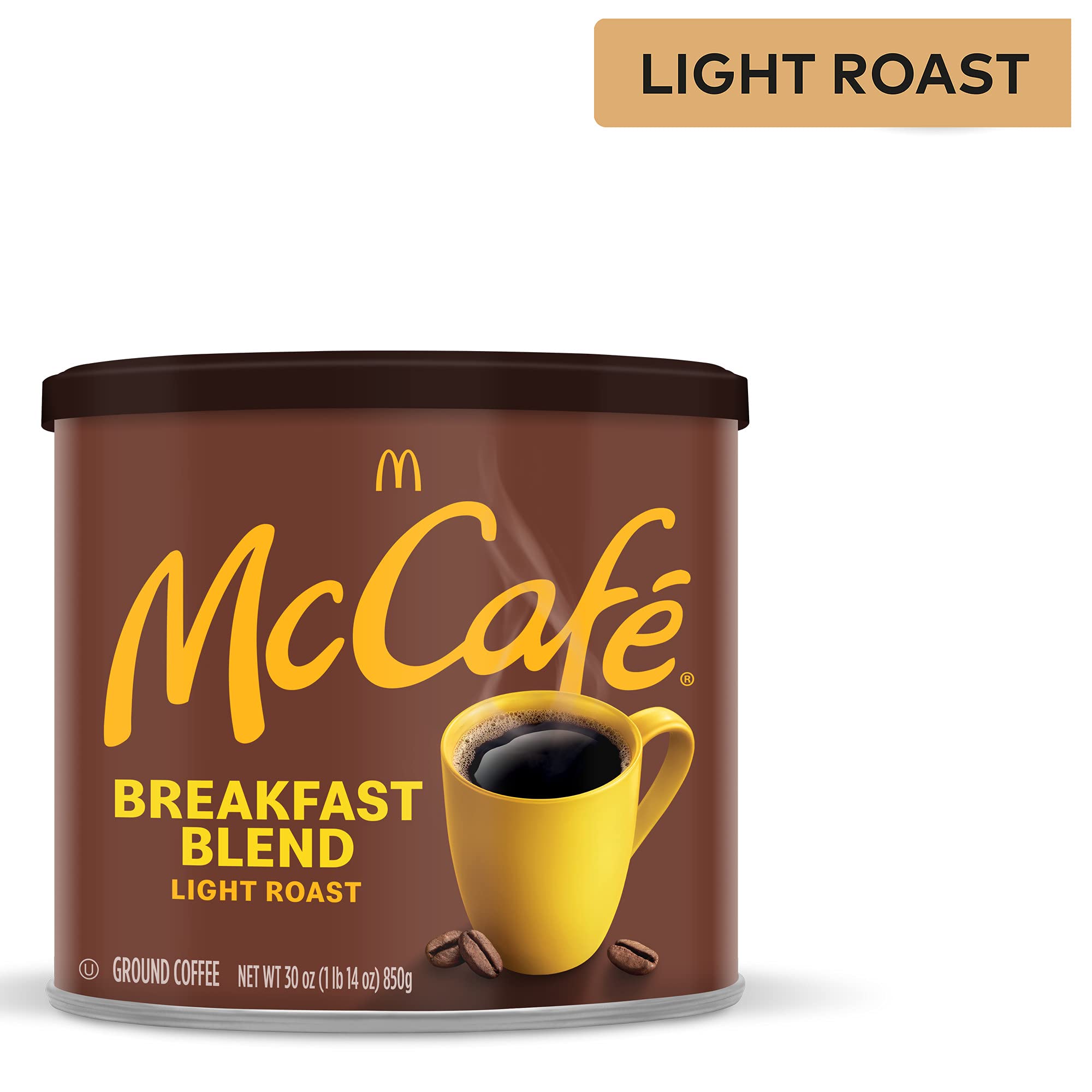 McCafe drip machine pouring coffee into mug demonstrating convenient everyday use