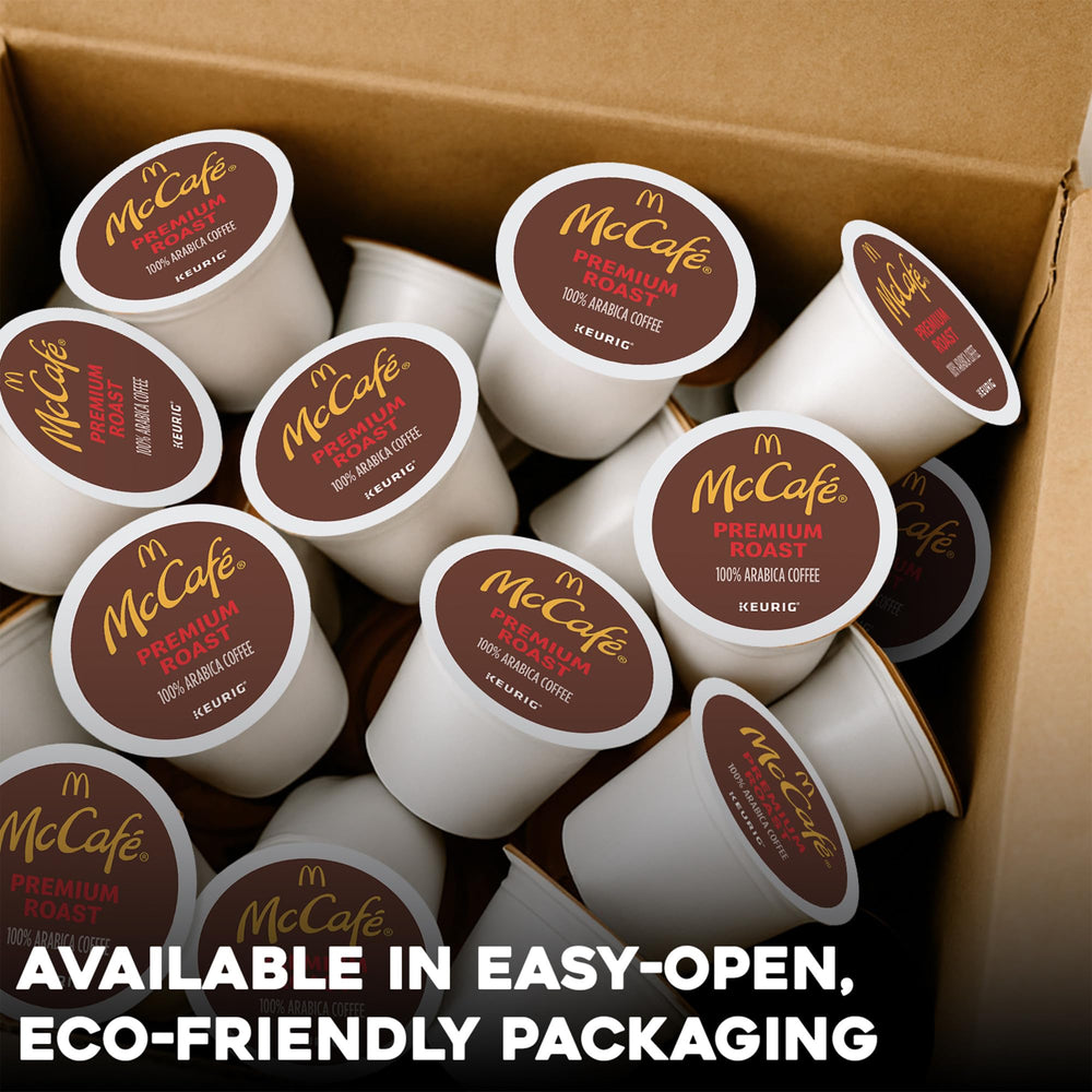 McCafé ground coffee texture showing rich Arabica beans and smooth body