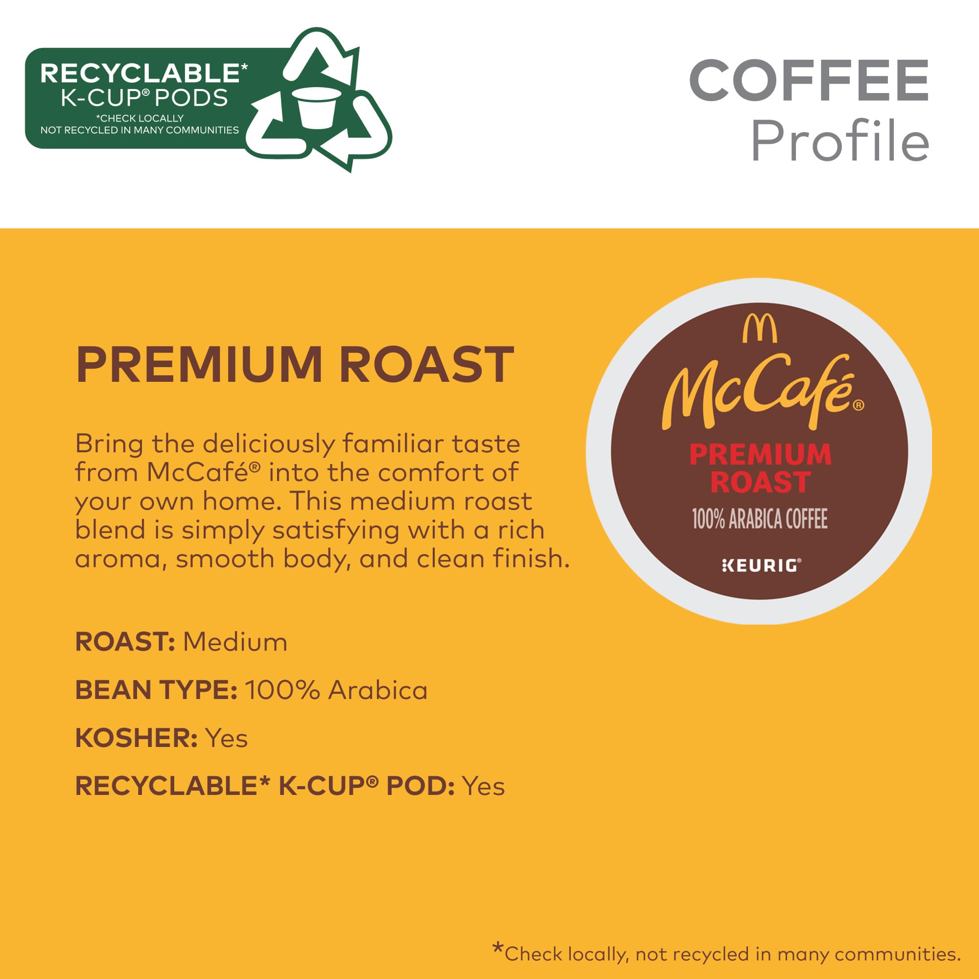 McCafé K-Cup placed in Keurig brewer demonstrating simple brewing