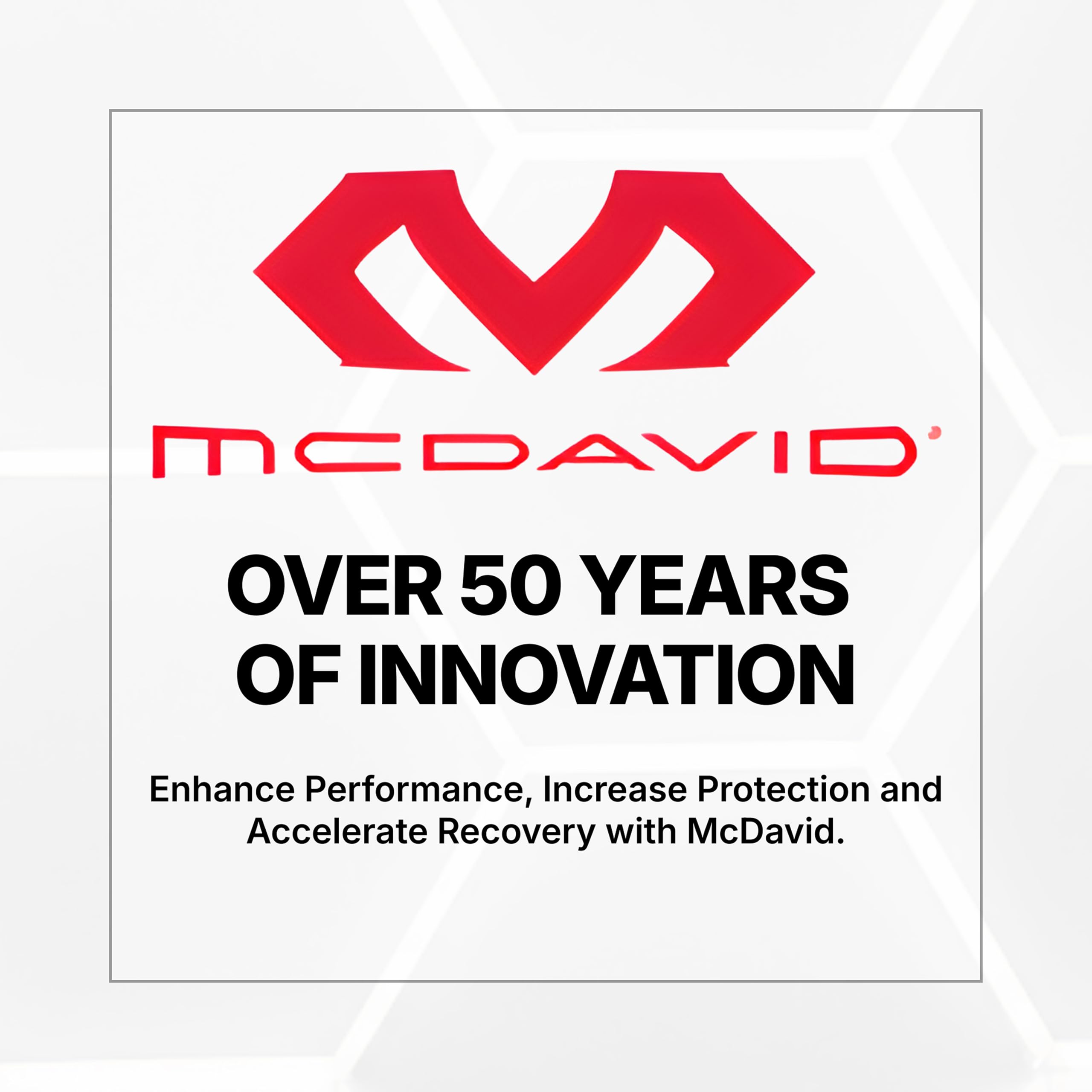 McDavid wrist brace packaging and label showing product details