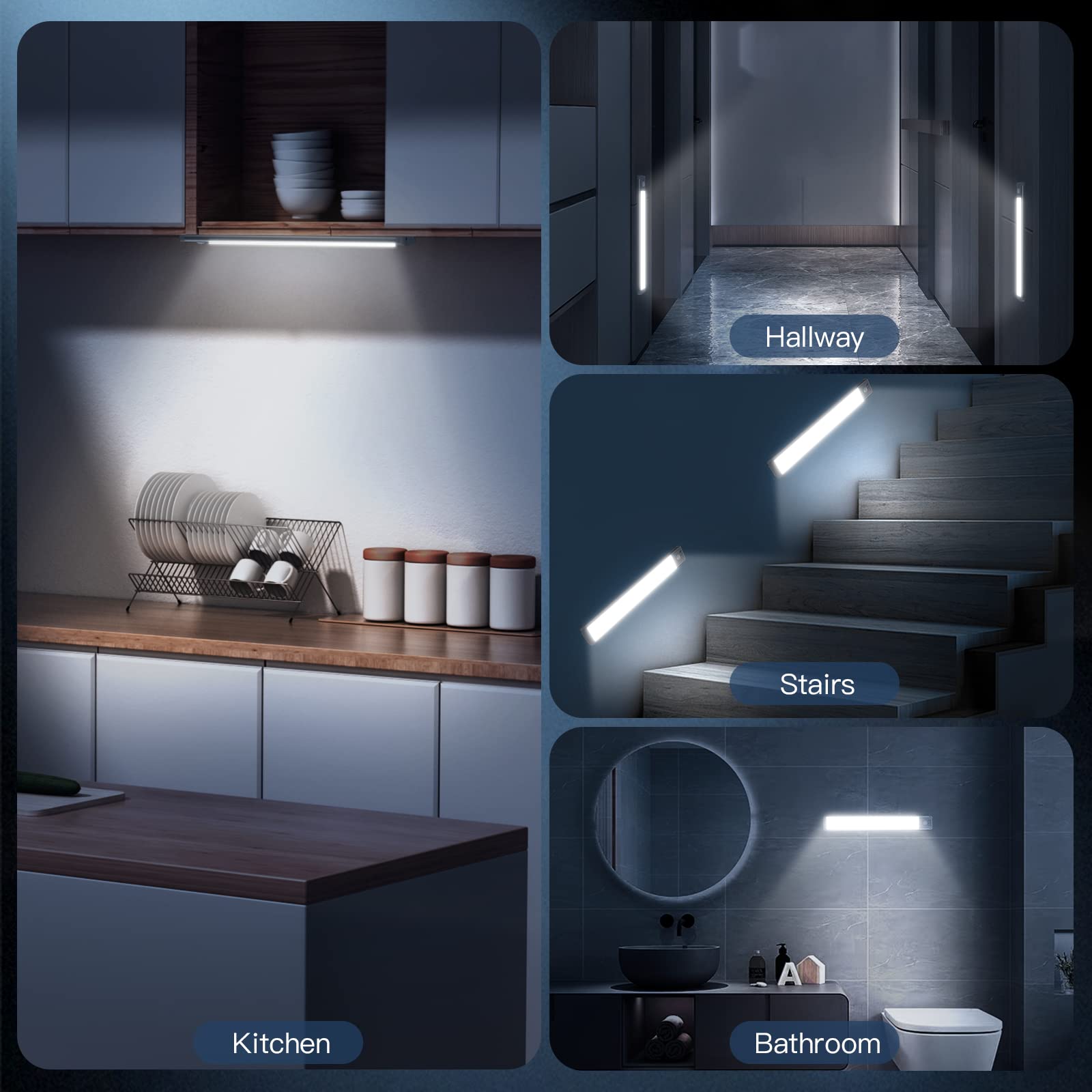MCGOR 14.7 inch light next to household items to show scale and fit
