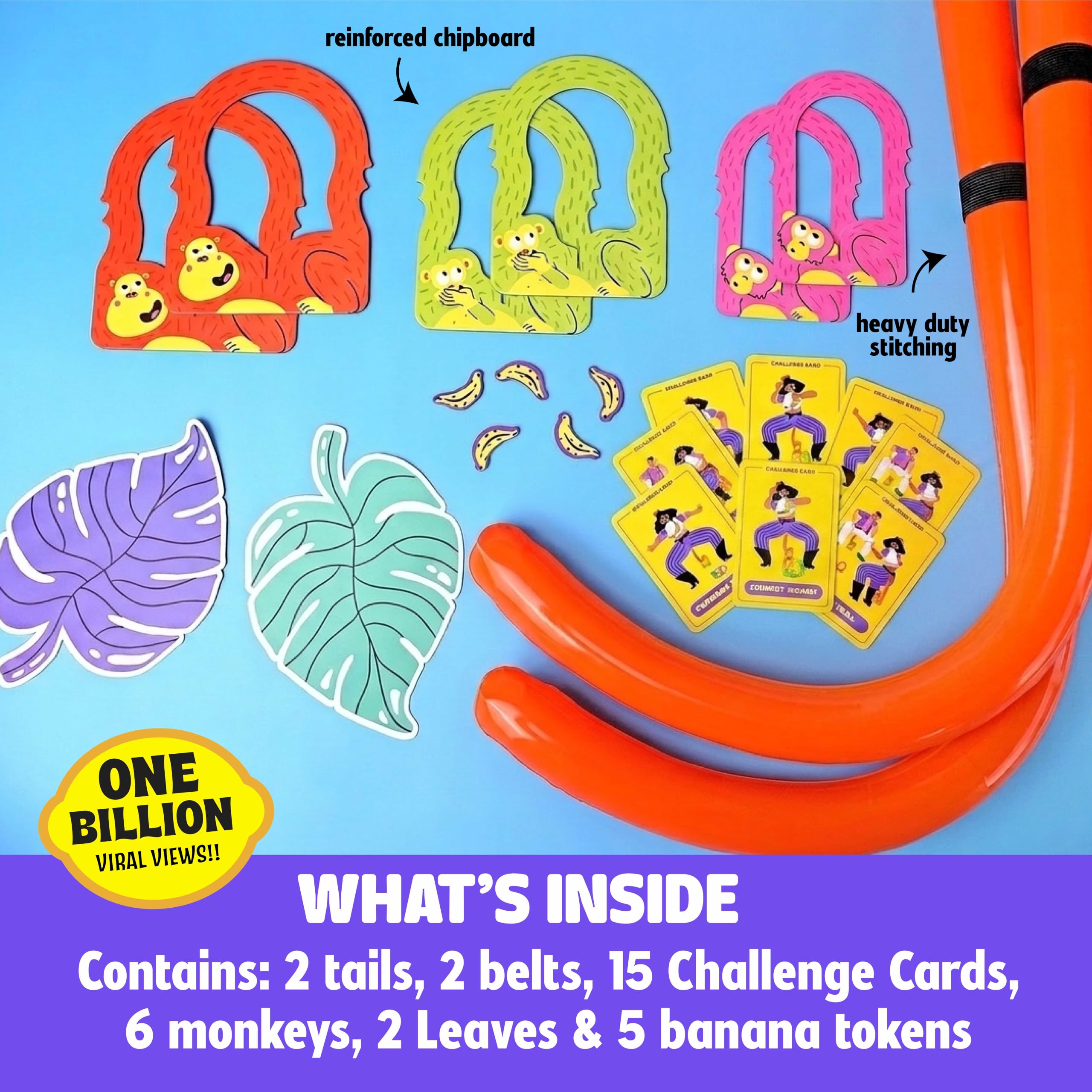 MCMILLER ENTERTAINMENT colorful rings and spinner arranged to show components and easy setup