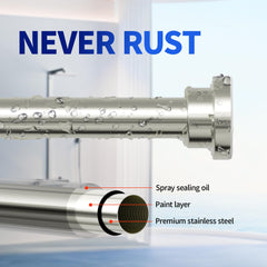 Mcrbeay close-up of stainless tube showing thickness and strength