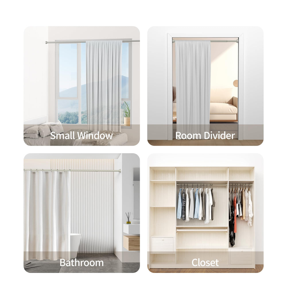 Mcrbeay used as room divider rod, versatile and easy to install