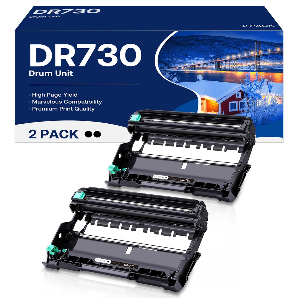 MCYCOLOR DR730 front packaging showing product and compatibility benefits