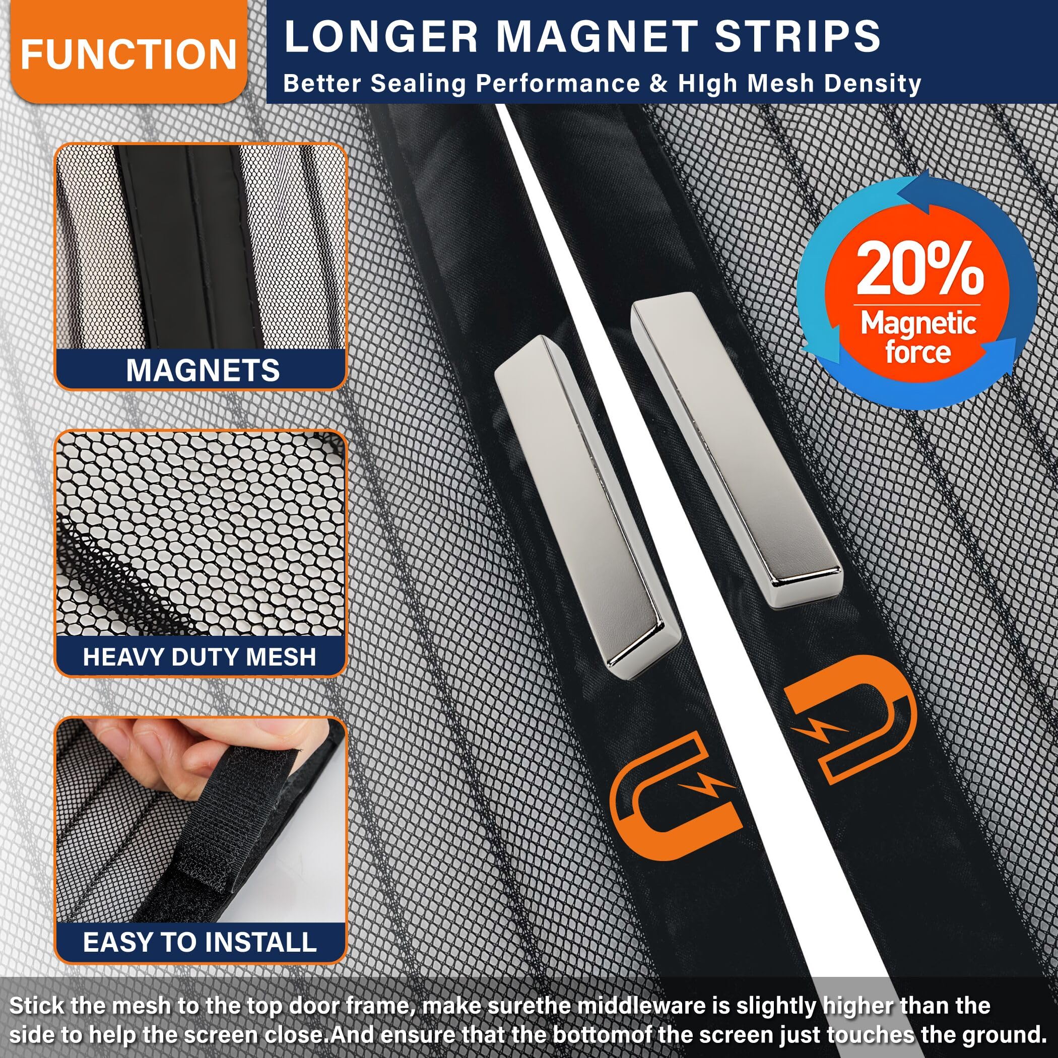 Mdavo detail of self-adhesive tape for tool-free installation advantage